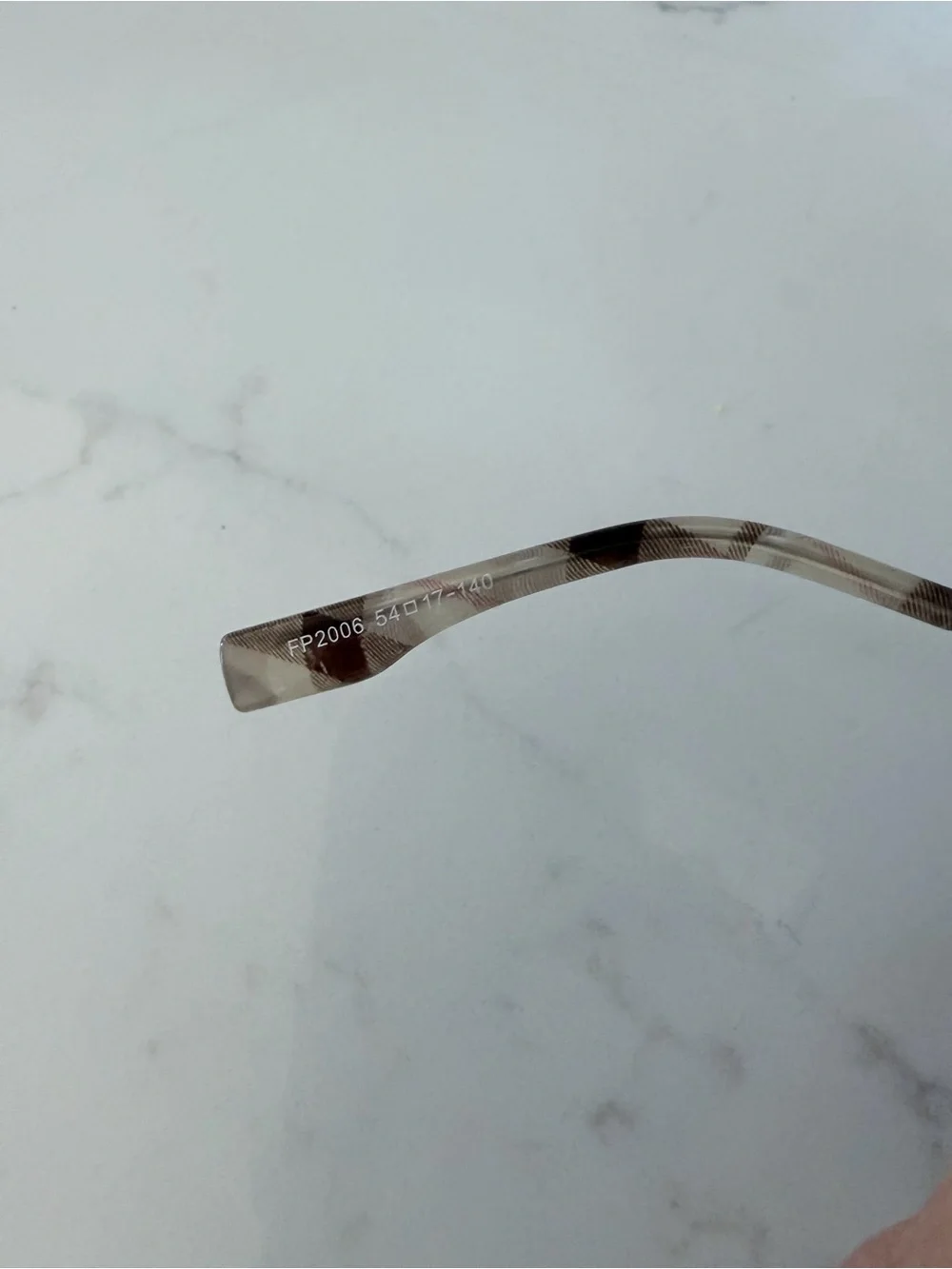 Burberry Silver Logo Aviator Sunglasses